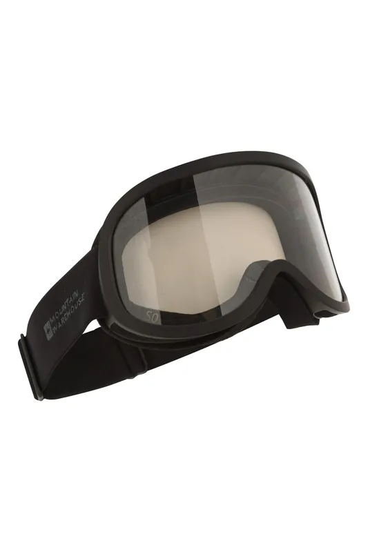Adjustable Head Strap Anti Scratch UV400 Lenses Cat 0 Ski Goggles - Mountain Warehouse