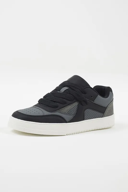 Faux Leather Trainers - Brave Soul