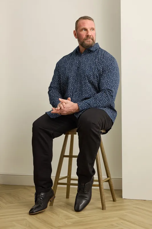 Micro Floral Print Formal Shirt - BadRhino