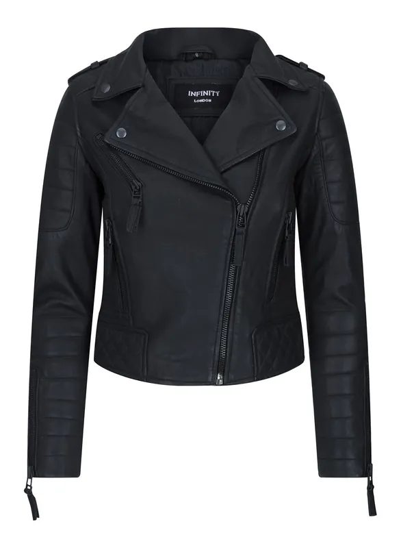 Cross Zip Motorcycle Brando LeatherJacket - TruClothing