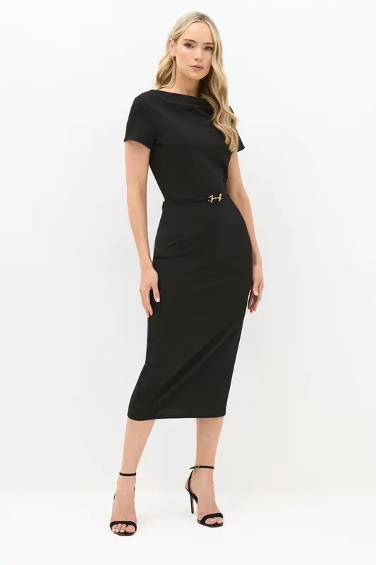 Tall Buckle Midi Dress - Long Tall Sally