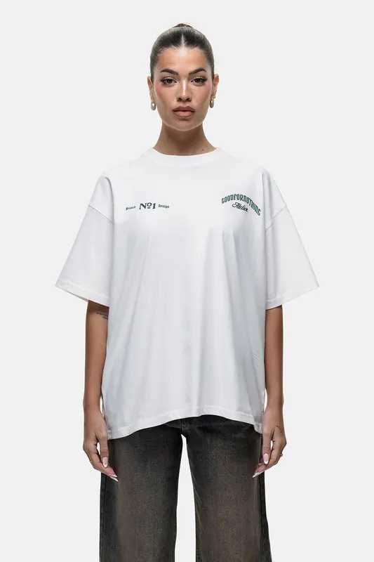Graphic Back Print Oversized T-shirt