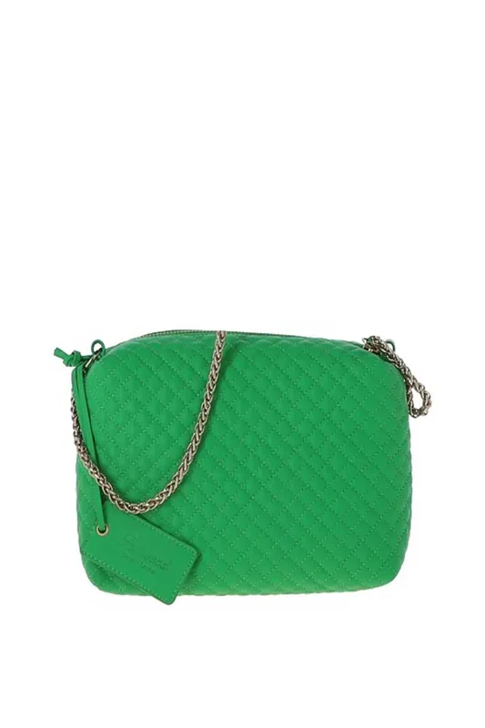 Real Leather Small Quilted Shoulder Chain Bag - Ashwood Leather
