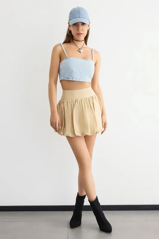 Square Neck Denim Cami Top - Hiccup