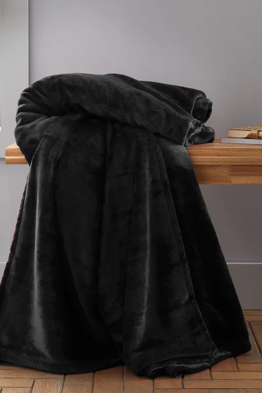 'Raschel Velvet Touch' Blanket Throw - Catherine Lansfield