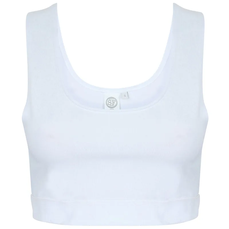 Fashion Sleeveless Crop Top - Skinni Fit