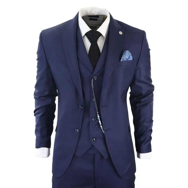 Classic 3-Piece Plain Suit