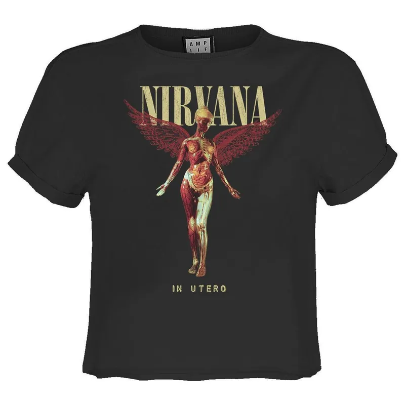 In Utero Nirvana Crop T-Shirt