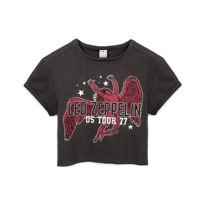 Icarus US 77 Tour Led Zeppelin Crop Top - Amplified