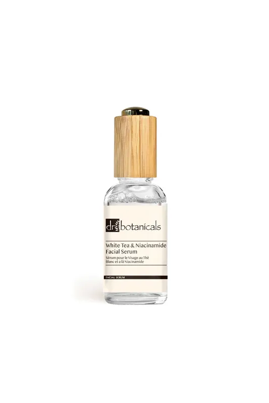 White Tea & Niacinamide Anti-Ageing Facial Serum 30ml for Fine Lines and Brightening