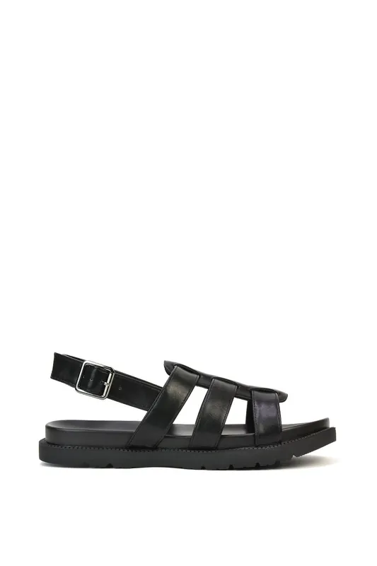 Gayna' Cleated Sole Strappy Open Toe Gladiator Platform Sandals - XY London