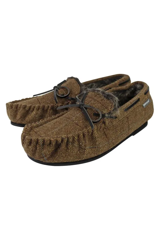 Moccasin Slippers with Memory Foam - Dunlop