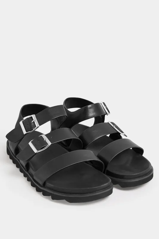 Extra Wide Fit Footbed Buckle Sandals - Yours