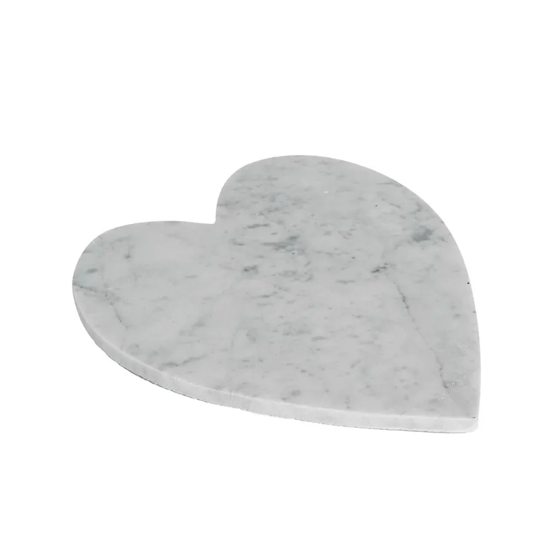 Heart Marble Cheese Board 23 x 27cm - Argon Tableware