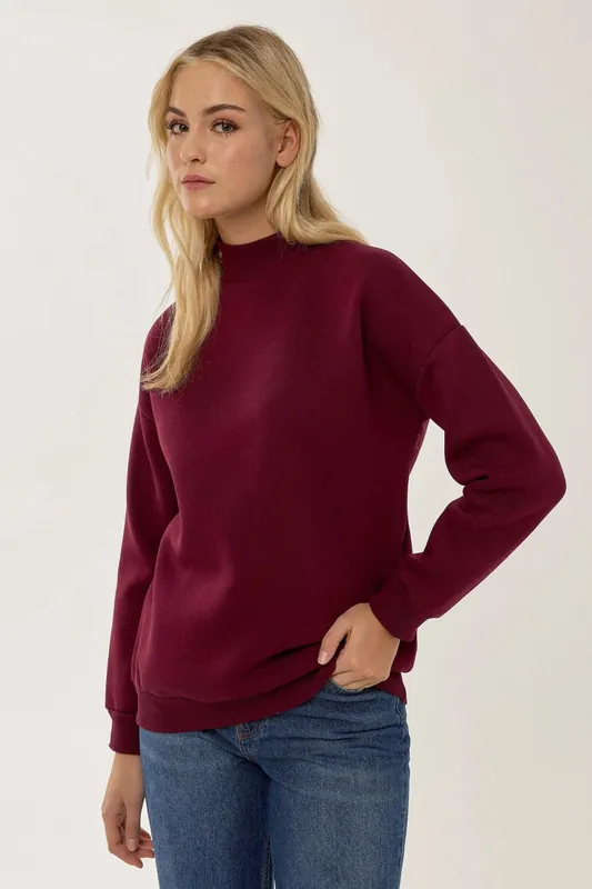 Regular Fit Knitted Sweatshirt - Hiccup