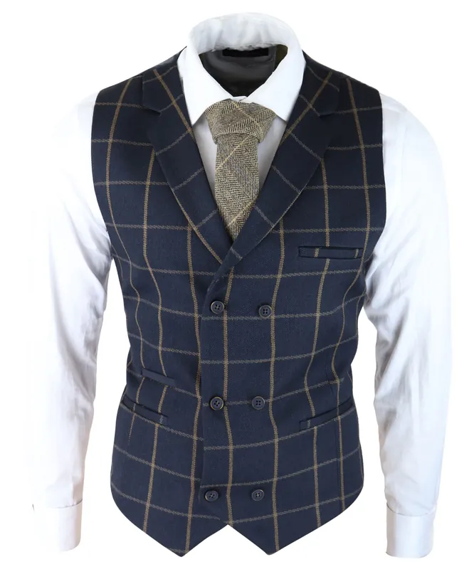 Prince Of Wales Check Waistcoat - TruClothing