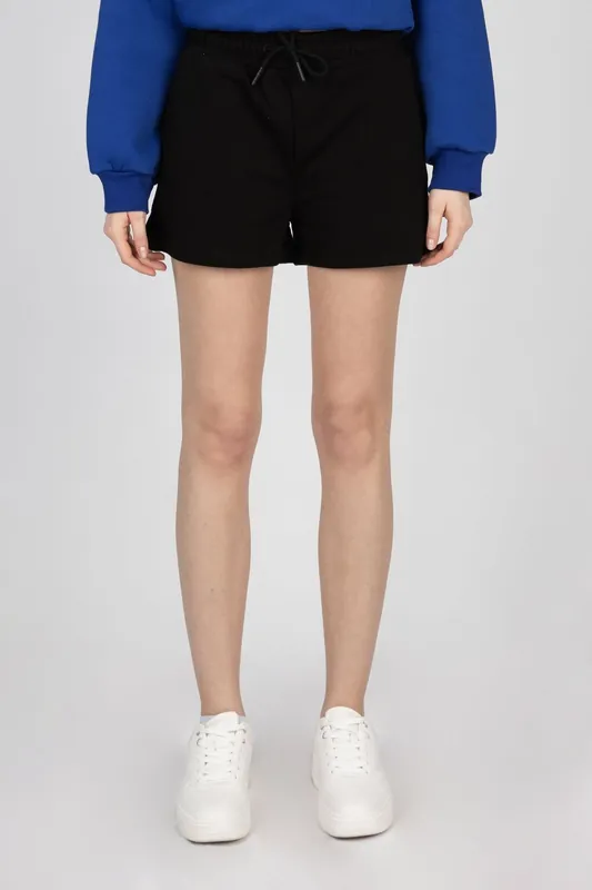 High Waist Drawstring Shorts - Hiccup