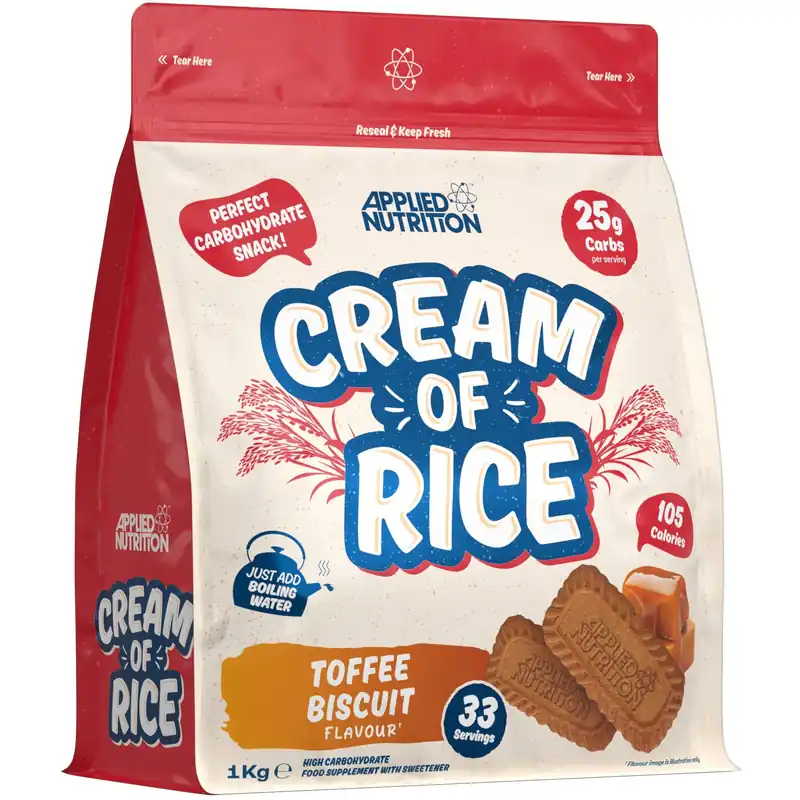 Cream of Rice Powder - Toffee Biscuit - 33 Servings
