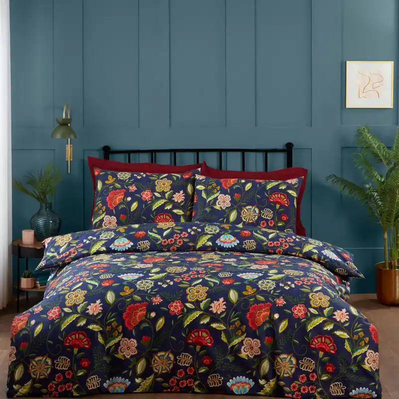Marla Floral Bedding Duvet Cover Quilt Set with Pillowcase - Portfolio Home