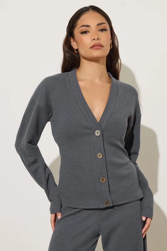 Petite Textured Cardigan - PixieGirl