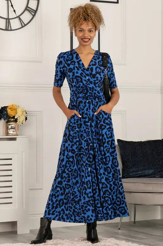 Elisha Print Jersey Maxi Dress - Jolie Moi