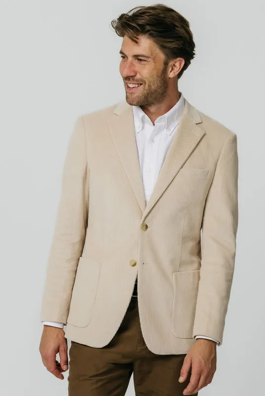 Beige Corduroy Jacket - Dobell