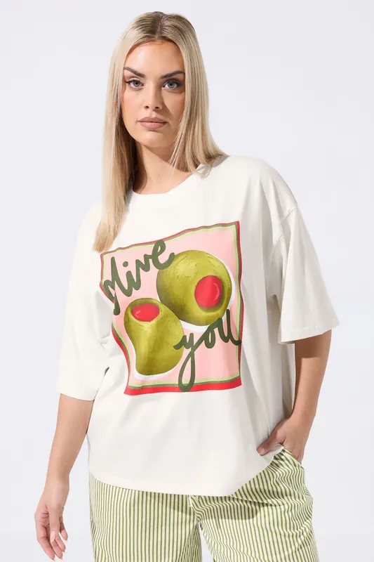 Olive Graphic T-Shirt