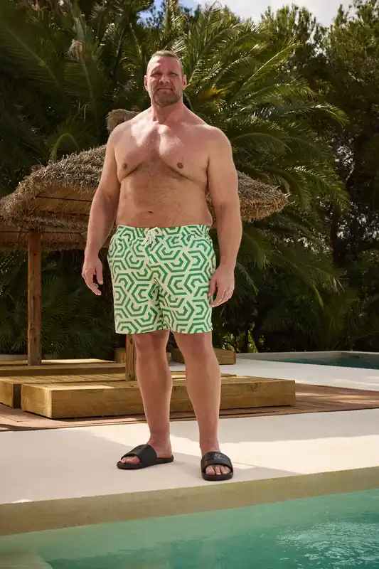 Geometric Swim Shorts - BadRhino