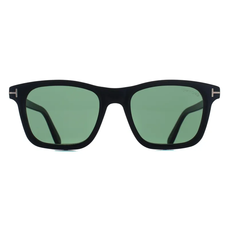 Square Shiny Black Green Barron FT1179 - Tom Ford