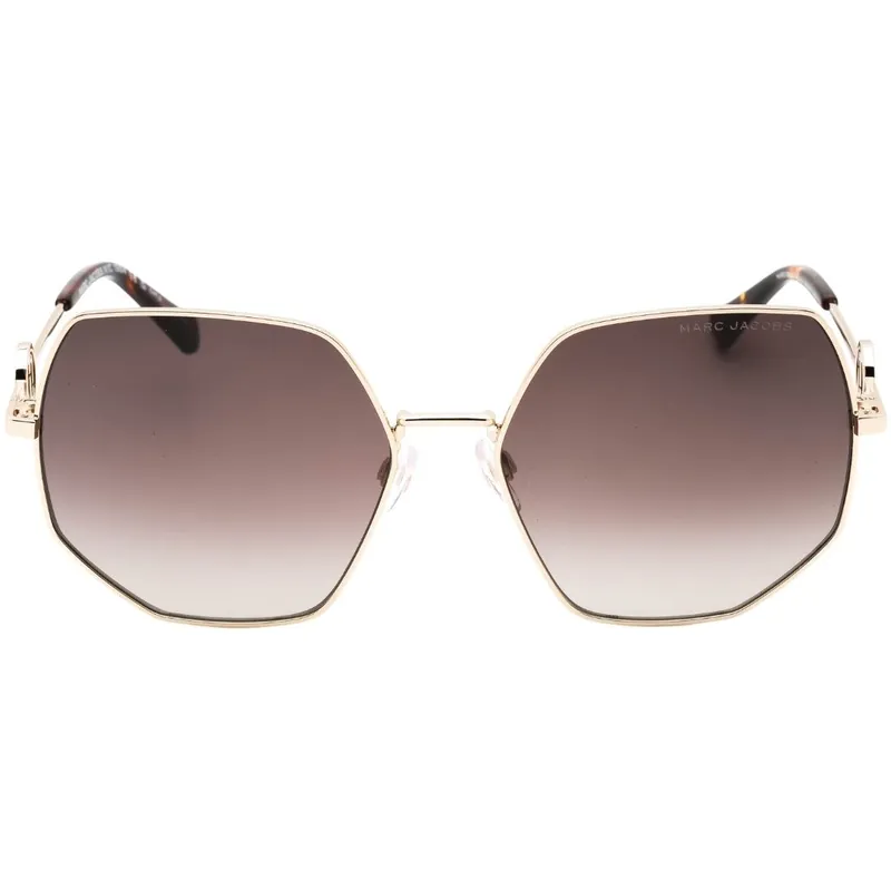 Havana Leg Ends Gold Sunglasses - Marc Jacobs