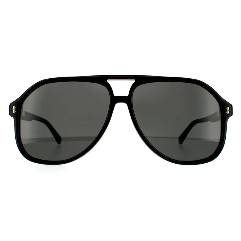 Aviator Black Grey GG1042S Sunglasses - Gucci