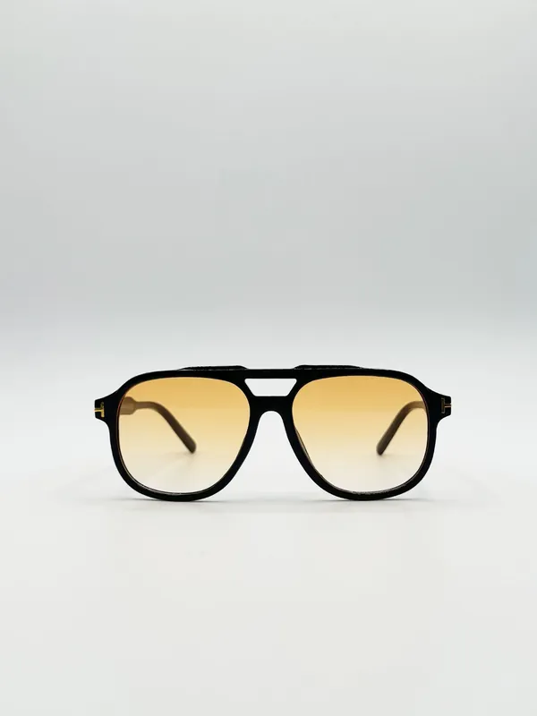 Oversized Navigator Sunglasses - SVNX