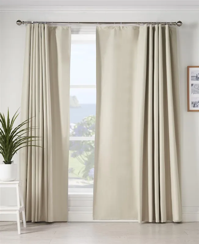 Curtain Linings 100% Blackout : Heavyweight, Thermal Insulation for Energy Savings - Luxury Living