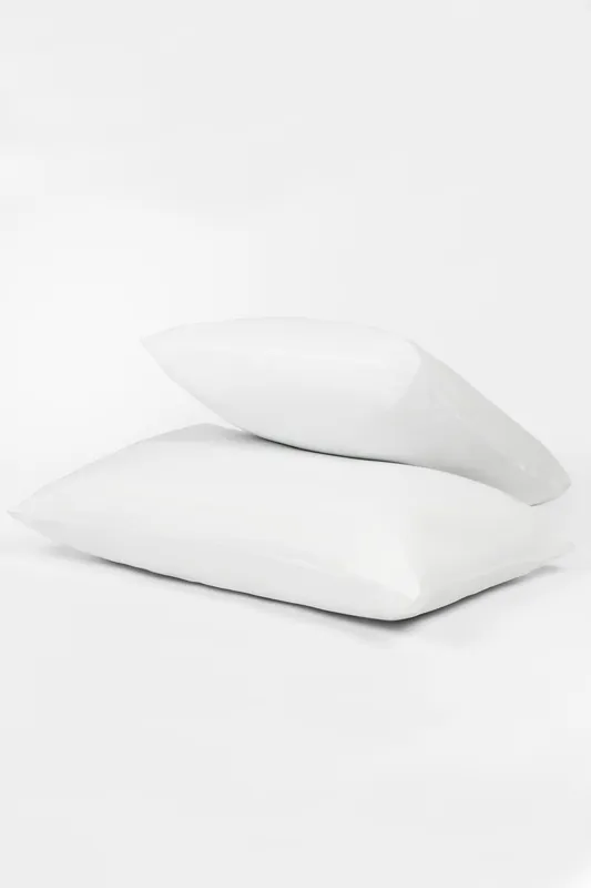 Pair of 2 Soft Touch Support Medium Bounce Back Pillows - OHS