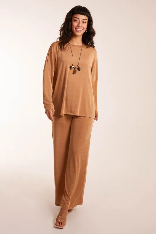 Acetate Trousers - Blue Vanilla