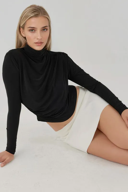 Elegant Soft Touch Long Sleeve Knitted Top - Hiccup