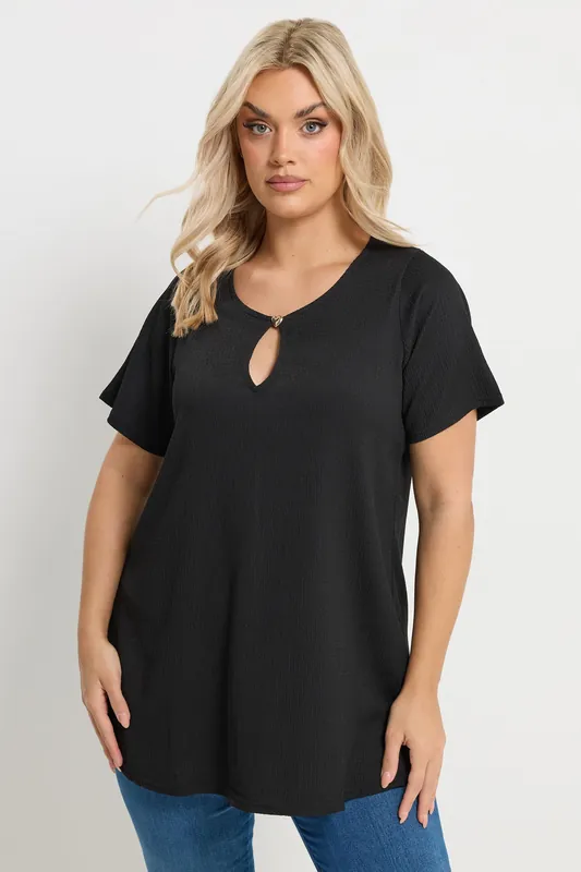 Textured Keyhole Top - Yours