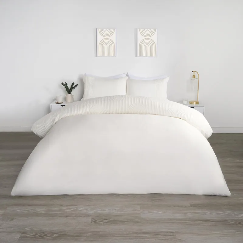 Filled Pinsonic Arches Panel Duvet Cover Bedding Set - OHS