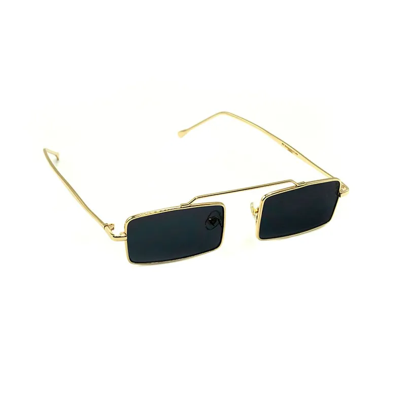 Metal Frame Rectangle Sunglasses - My Accessories London