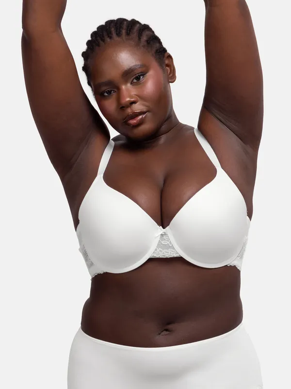 Adele Light Padded Demi White - Dorina