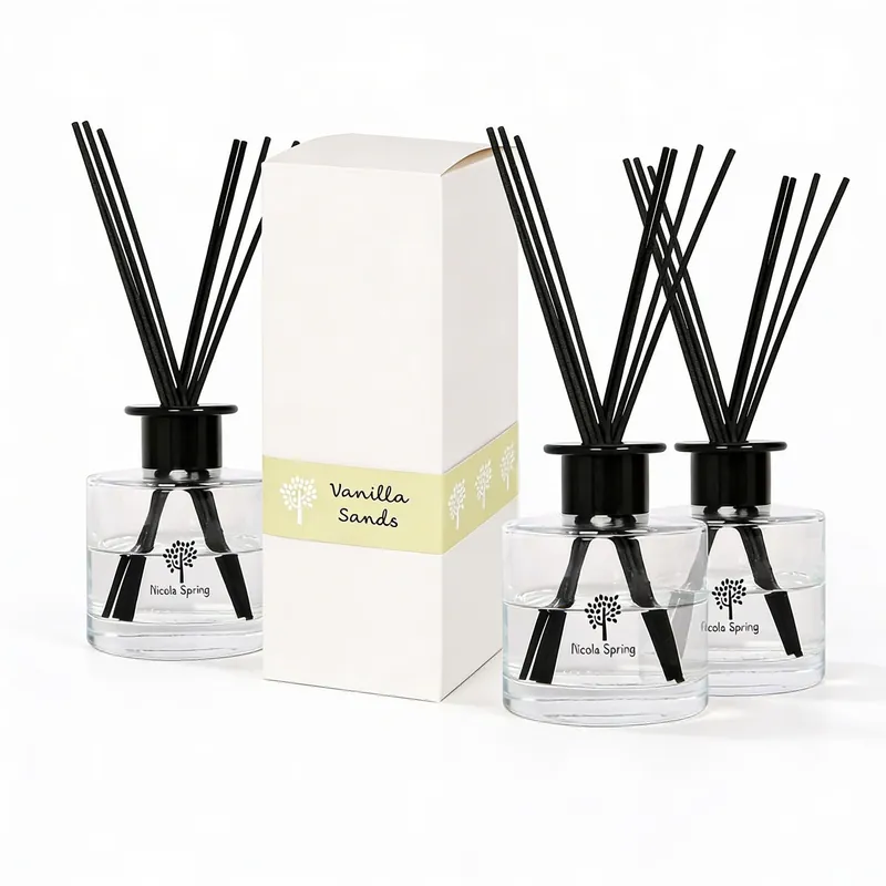 200ml Vanilla Sands Reed Diffusers - Pack of 3 - Sweet Creamy