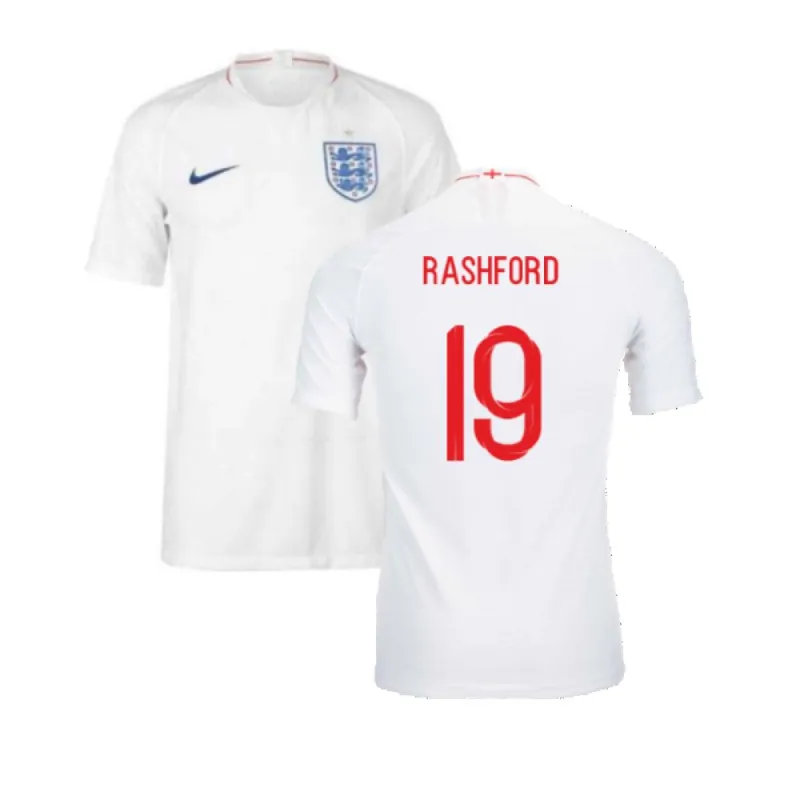 Mens 2018 - 2019 Authentic Home Shirt - Rashford 19