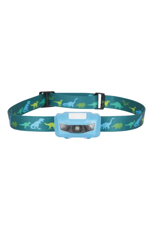 Adjustable Head Strap Lightweight Outdoor Printed LED Head Torch - Mountain Warehouse