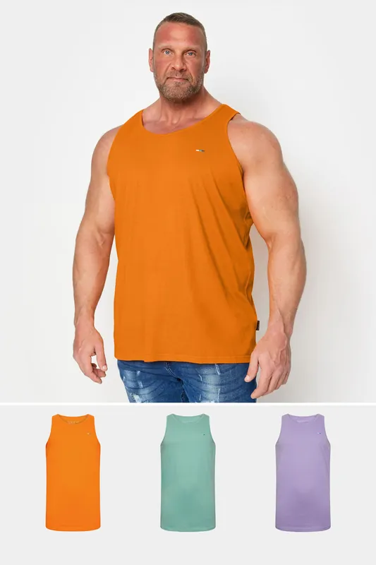 Mens 3 Pack Vests - BadRhino