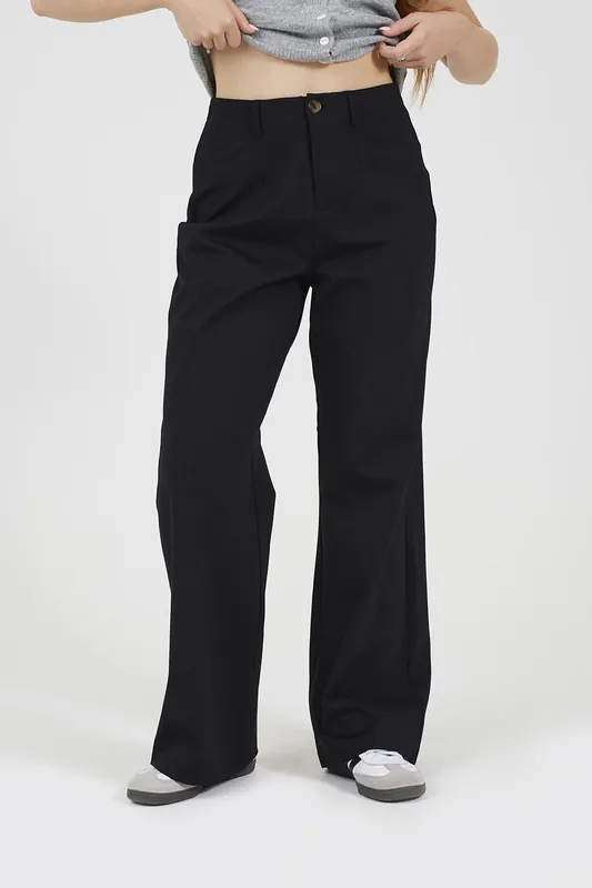 Straight Leg Jersey Trousers - Brave Soul