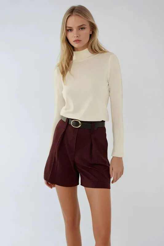High Waist Mini Shorts - Hiccup