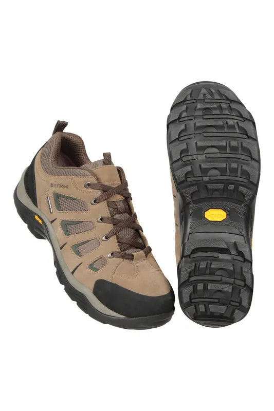 'Field' Waterproof Breathable Walking Hiking Vibram Shoes - Mountain Warehouse