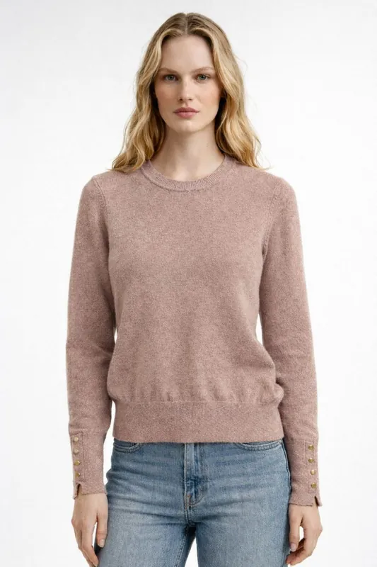 Crew Neck Knit Sweater - MixRay
