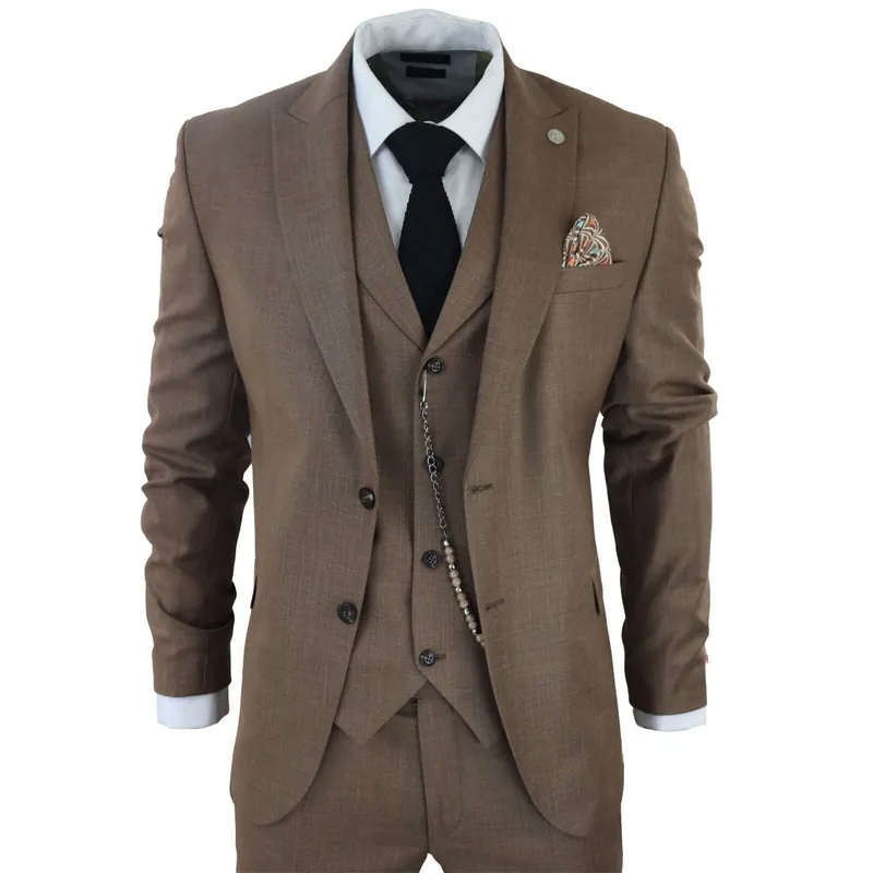 Classic 3-Piece Plain Suit