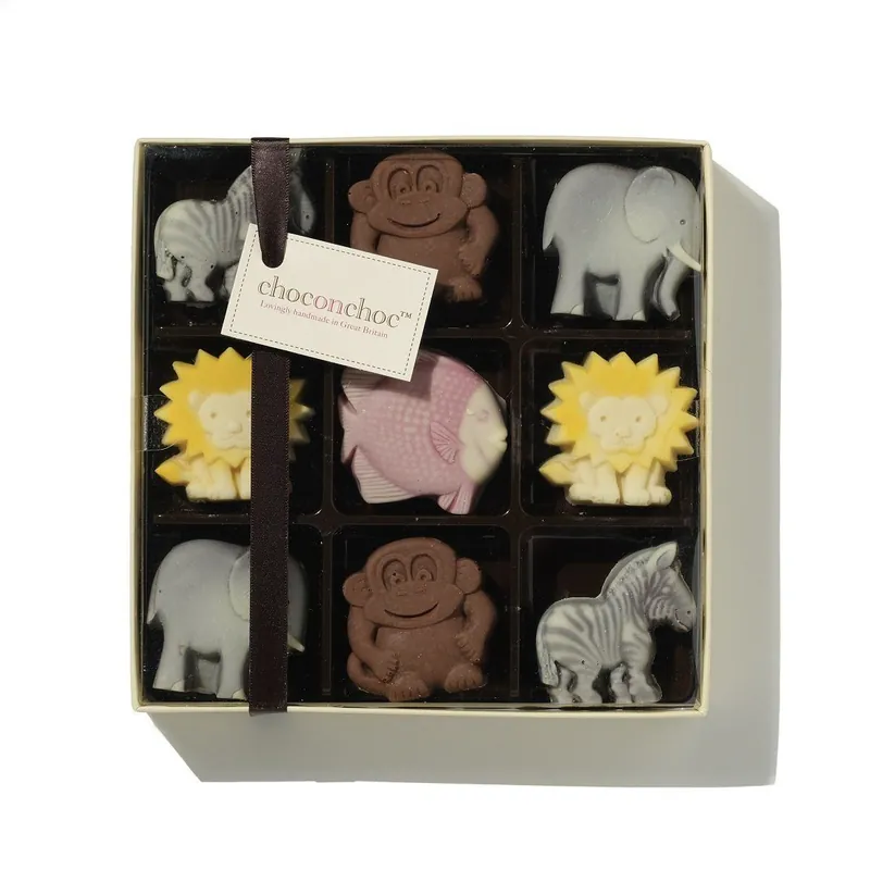 Chocolate Zoo Animals Selection Box - CHOC ON CHOC
